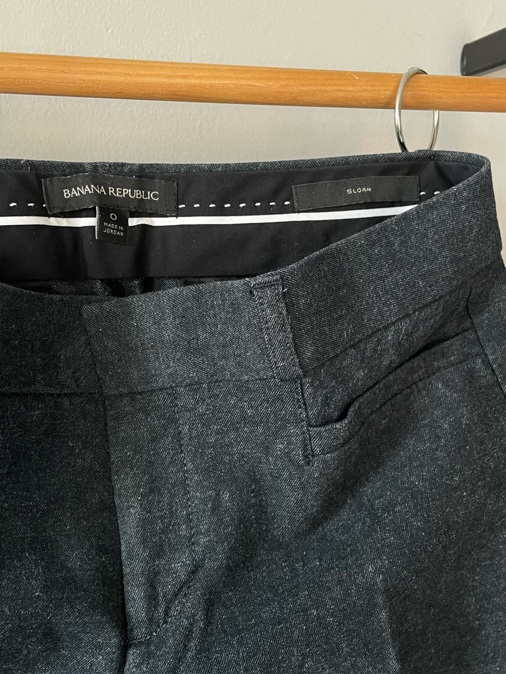 Banana Republic Sloane Dark Gray Ankle Trousers - Picture 4 of 8